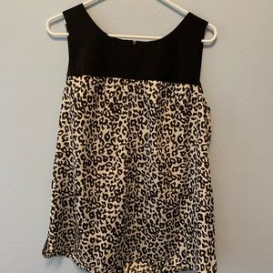 Leopard dressy top
